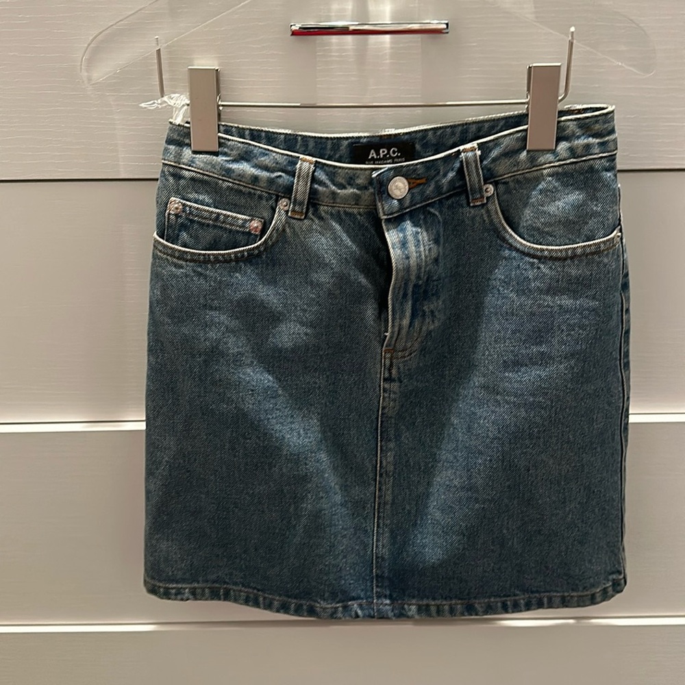 A.P.C Standard Denim Mini Skirt